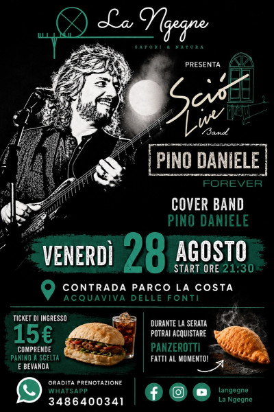 Scio' Live Band Pino Daniele Forever in concerto