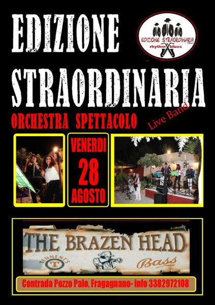 R&B AL BRAZEN HEAD CON EDIZIONE STRAORDINARIA