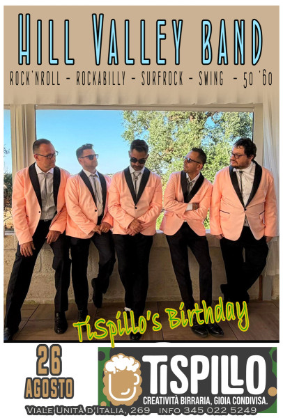 Hill Valley band live al TiSpillo
