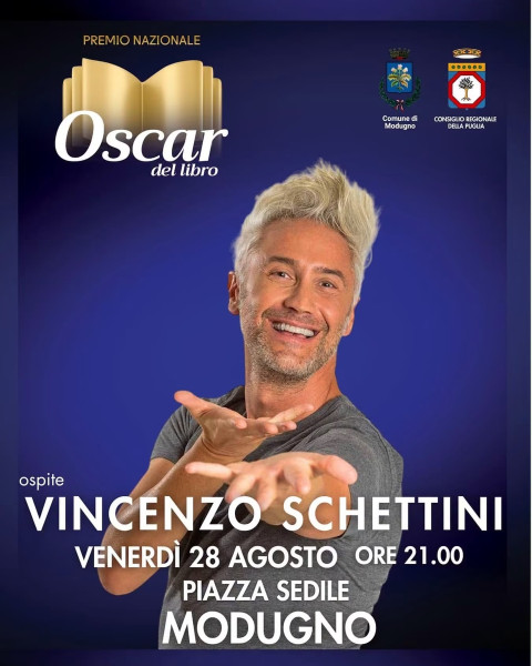 L'Oscar del libro a Modugno con Vincenzo Schettini