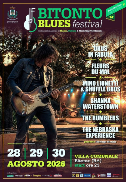 Bitonto Blues Festival, tre serate di grande musica e di artisti straordinari