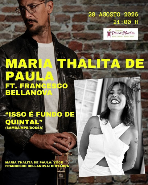 Da Rio alla Puglia: samba e bossanova con Maria Thalita de Paula