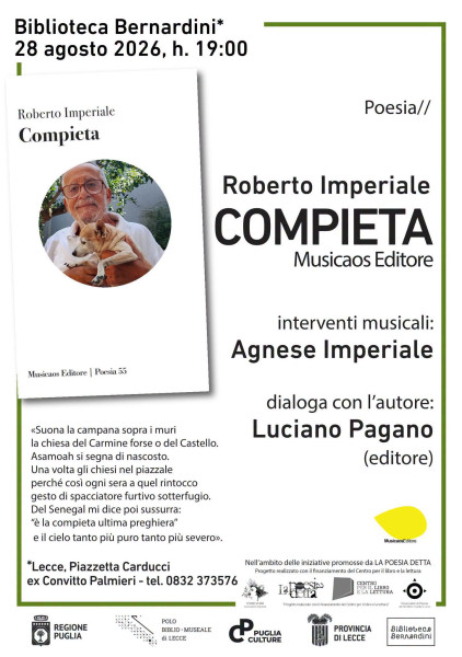 Roberto Imperiale presenta “Compieta”