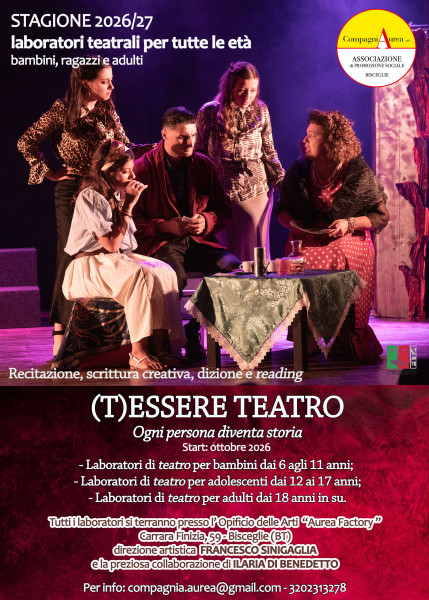 (T)ESSERE TEATRO – Ogni persona diventa storia