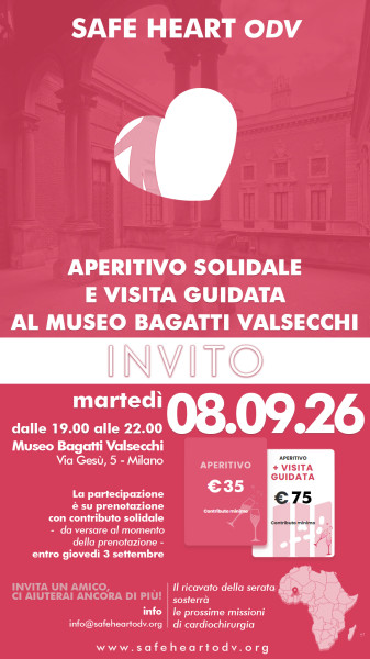 Aperitivo solidale e visita guidata al Museo Bagatti Valsecchi