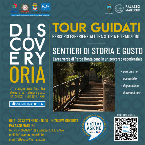 Tour Guidati - Parco Montalbano, percorsi esperienziali