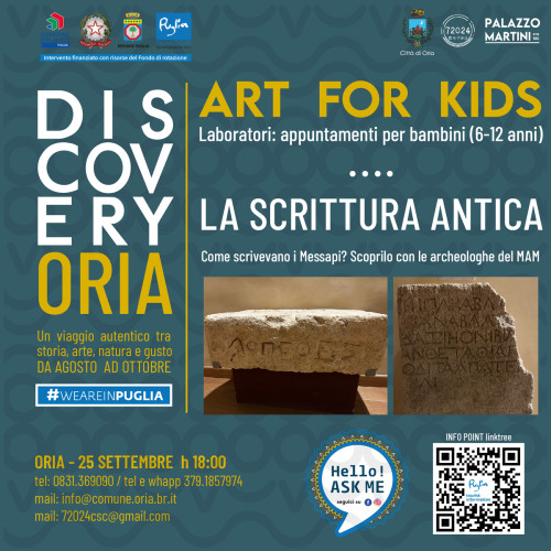 ART FOR KIDS - La scrittura antica