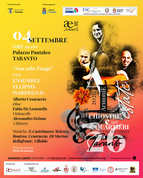 Il Trio Ellipsis conclude ArmoniEstate nei Chiostri