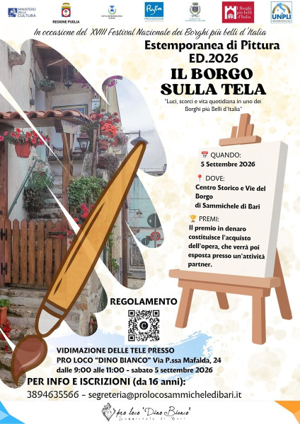 ESTEMPORANEA DI PITTURA PER ADULTI - IL BORGO SULLA TELA