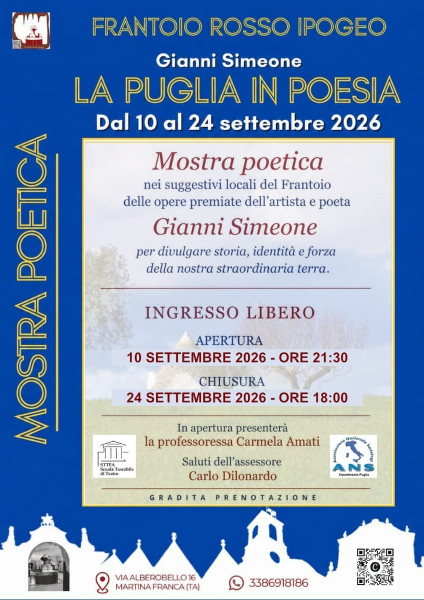La Puglia in poesia - Mostra poetica