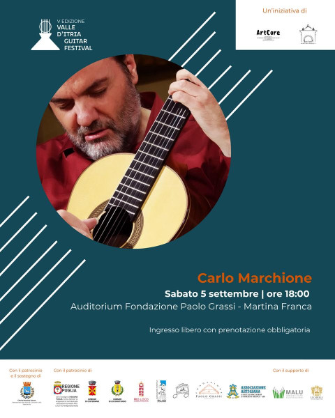 Concerto di Carlo Marchione - Valle d'itria Guitar Festival