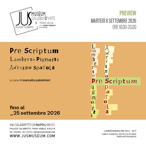 PRE SCRIPTUM / Lamberto Pignotti, Adriano Spatola