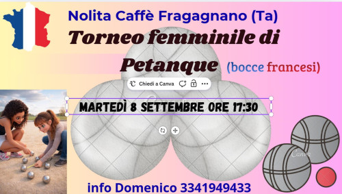 Torneo femminile singolo di Petanque
