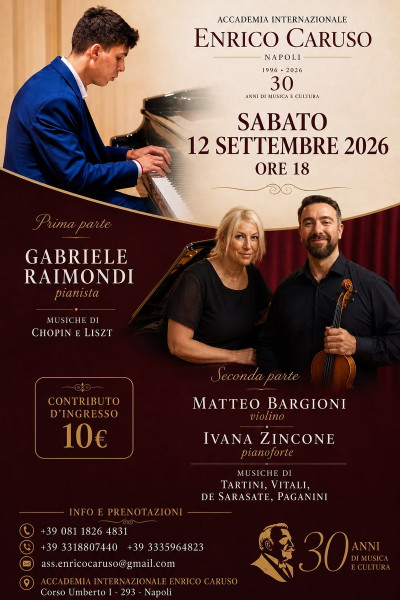 Recital pianistico e cameristico
