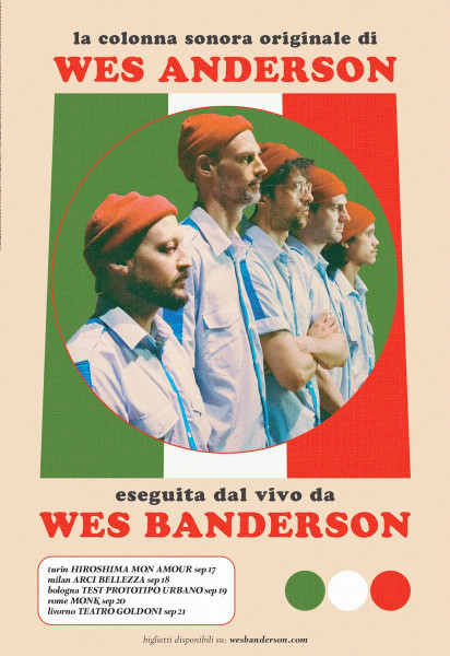 WES BANDERSON con le colonne sonore dei film di WES ANDERSON