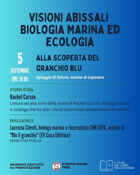 IL CLUB DEL LIBRO DELLE SCIENZE - VISIONI ABISSALI