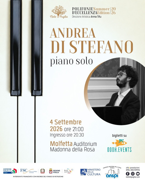 ANDREA DI STEFANO, PIANO SOLO