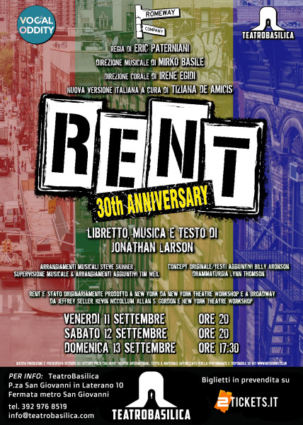 RENT – Il musical 30th Anniversary