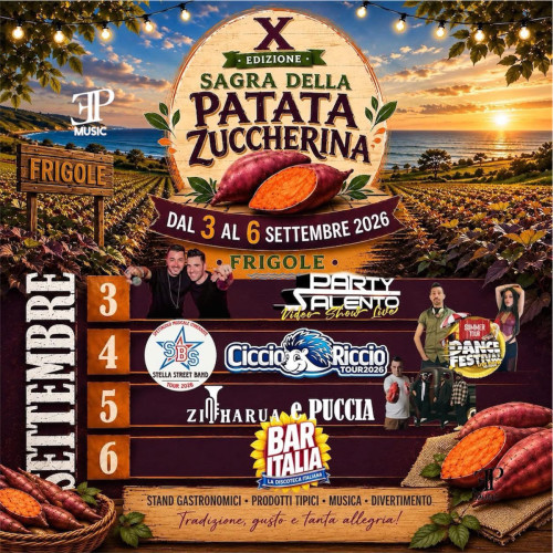 Via alla Sagra della Patata Zuccherina fra spettacoli e musica live