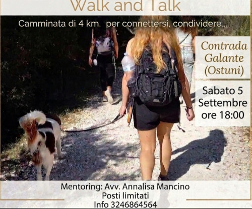 Walk And Talk. Camminata per connettersi, condividere