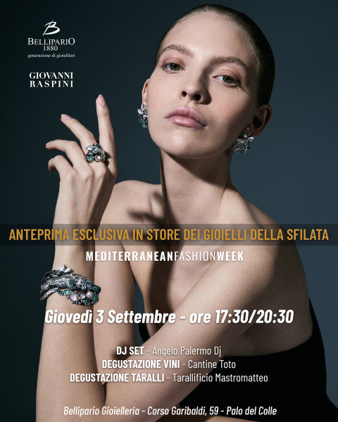 Evento anteprima MFW 26: gioielli Bellipario e Raspini