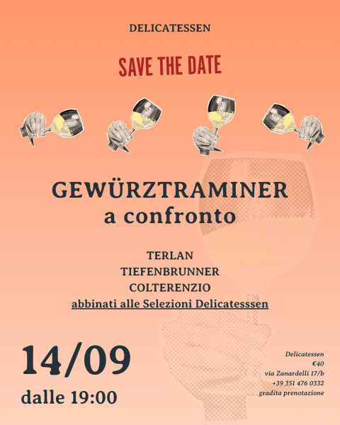 Gewürztraminer a confronto da Delicatessen