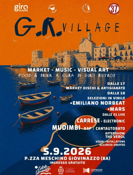G.R. Village - Musica live, market, ingresso gratuito