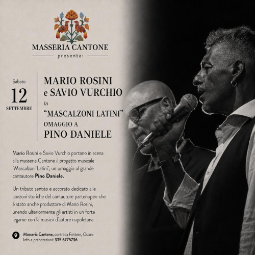 MASCALZONI LATINI, Omaggio a Pino Daniele