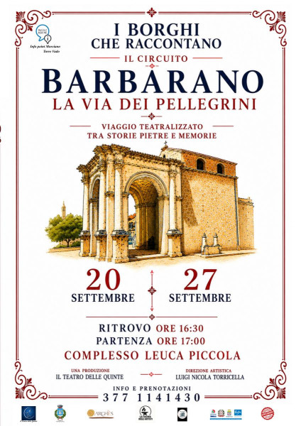 BARBARANO DEL CAPO  LA VIA DEI PELLEGRINI
