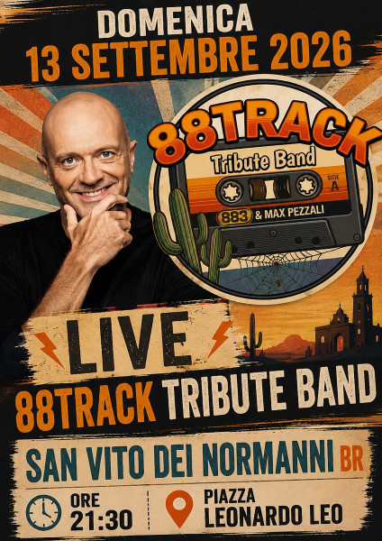 A San Vito dei Normanni una notte tutta da cantare: arrivano gli 88TRACK