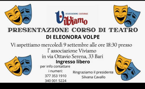 Presentazione Corso di Teatro