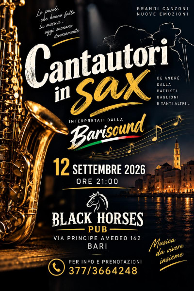 Cantautori in Sax