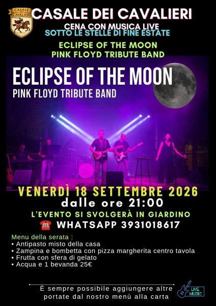 Pink Floyd Experience al Casale Dei Cavalieri