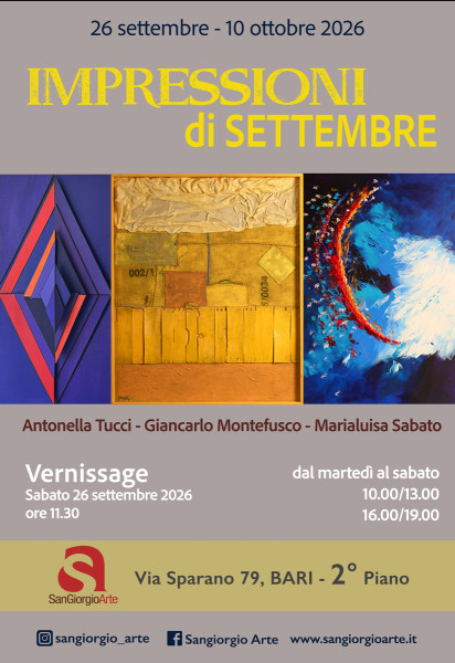 IMPRESSIONI di SETTEMBRE