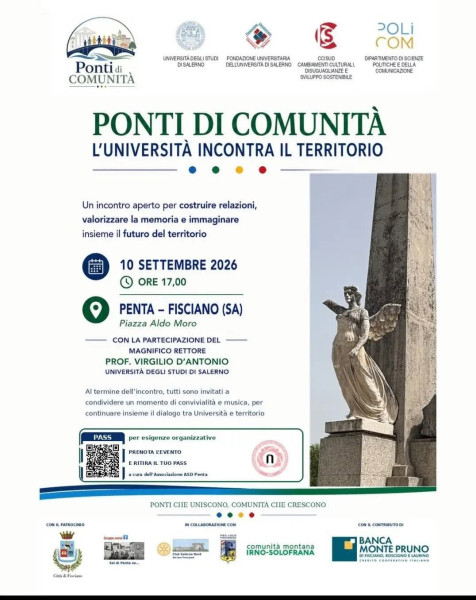 Ponti di Comunità – L’Università incontra il territorio