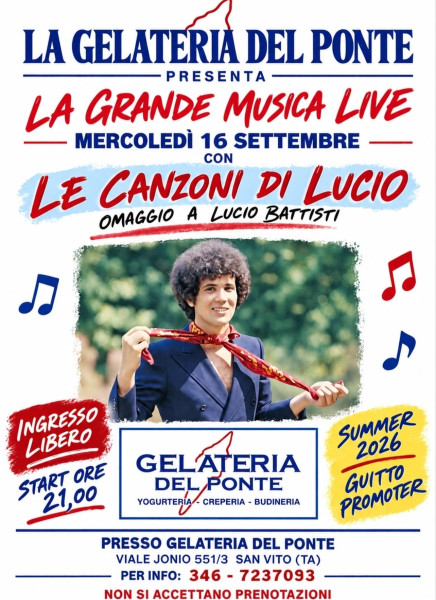 Le Canzoni di Lucio, Omaggio a Lucio Battisti