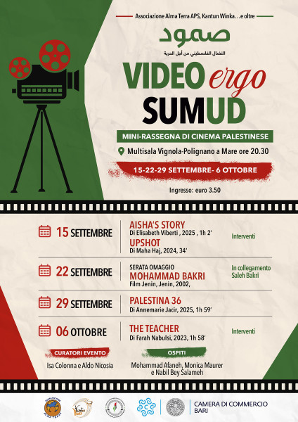 Rassegna di Cinema Palestinese 'Video ergo Sumud'