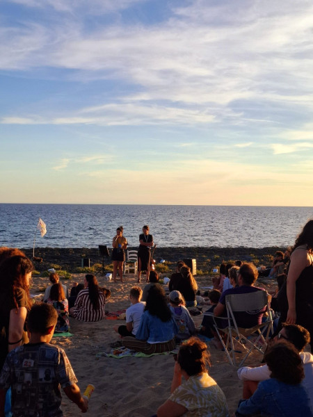 Cristiana Verardo, Carolina Bubbico e Rachele Andrioli in concerto al tramonto