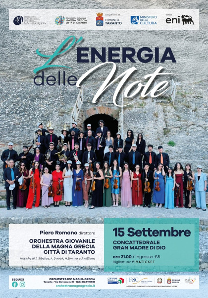 L'ENERGIA DELLE NOTE Orchestra giovanile della Magna Grecia Città di Taranto
