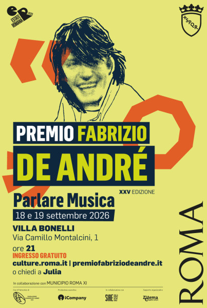 Premio Fabrizio De André – Parlare Musica con Renato Zero e Paolo Rossi