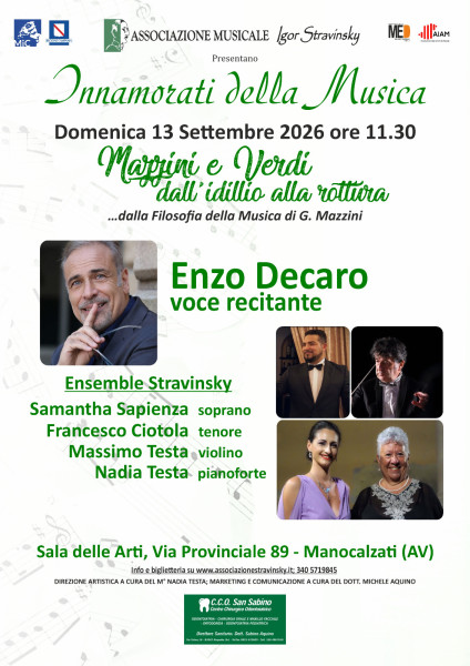 Mazzini e Verdi… dall’idillio alla rottura con Enzo Decaro