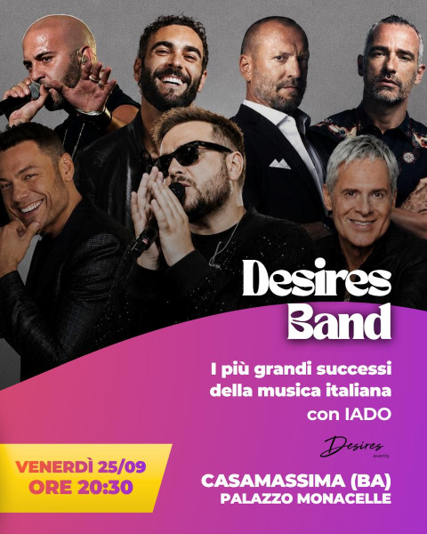 Desires Band - Tributo alla musica italiana