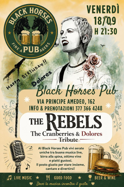 The Rebels in omaggio ai Grandberries e Dolores O'Riordan