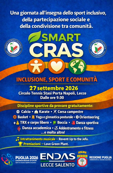 Smart Cras - Giornata inclusiva di Sport - 5^ edizione