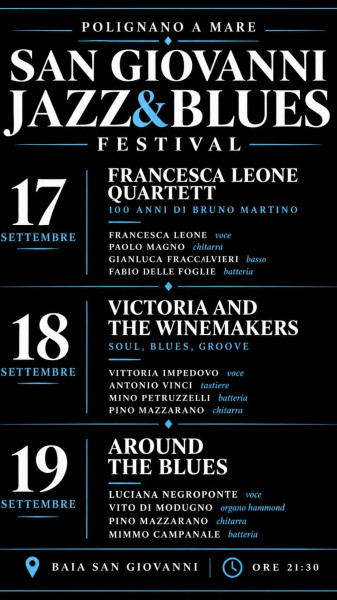 San Giovanni jazz&blues festival 2026 II edizione