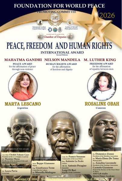 Peace, Freedom and Human Rights International Award