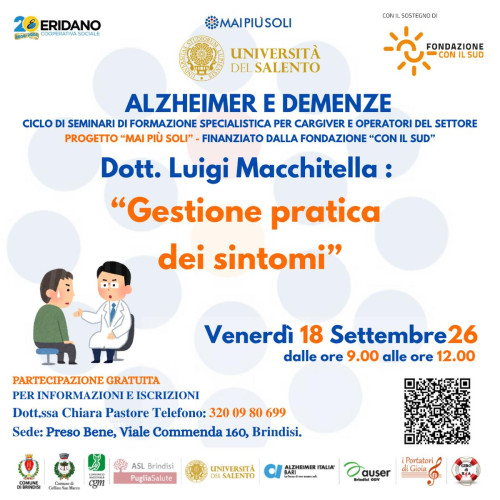 ALZHEIMER E DEMENZE: "Gestione pratica dei sintomi".
