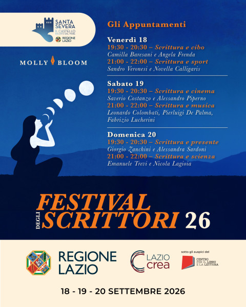 Festival degli Scrittori con Camilla Baresani, Sandro Veronesi, Saverio Costanzo e altri