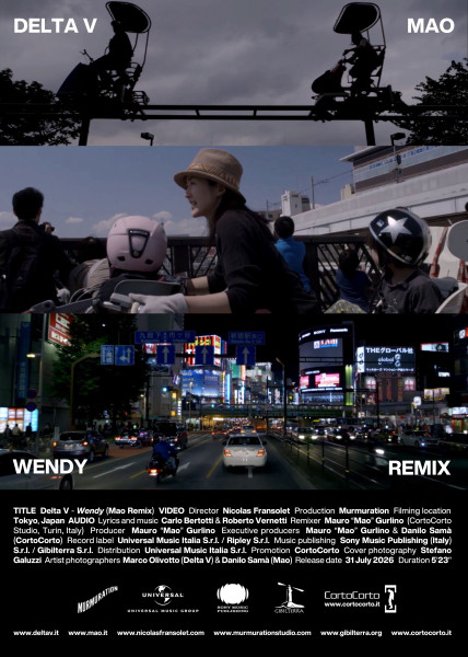 Videoclip di “Wendy”, remix di Mao per i Delta V