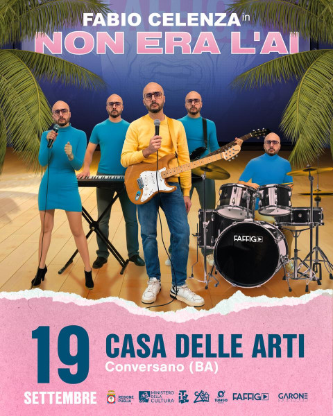 Fabio Celenza "Non era l'AI" Tour 2026